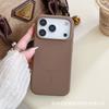 Applicable To iPhone17promax Official Liquid Silicone Magnetic Mobile Phone Case Apple 16 Simple Solid Color 15 Anti-drop