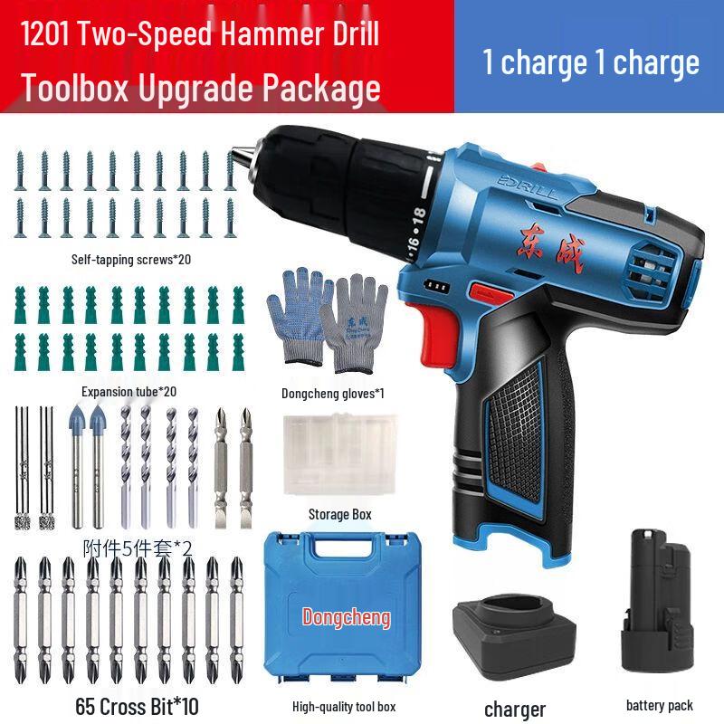 

Dongcheng Cordless Brushless Impact Drill & Screwdriver CN plug (adapter included)