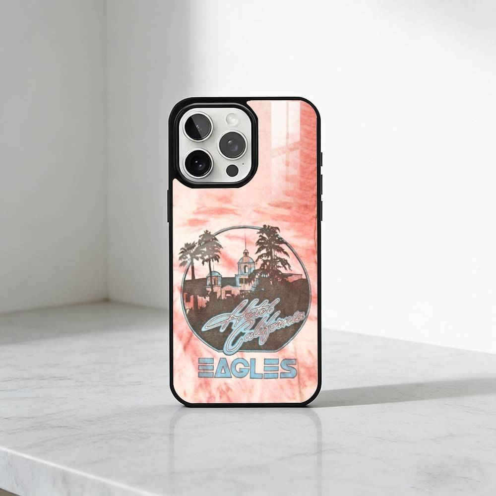 

E-Eagle-s Hotel California Phone Case For iPhone17,16,15,14,13 Plus,Pro Max Magnetic For Magsafe Wireless Charging iPhone16PRO