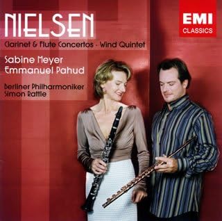 CD PAHUD EMMANUEL MEYER SABINE Nielsen Flute Concerto TOCE56001 Warner 2007 Japan ObiClassical Used