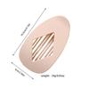 Diamond-shaped Flat Oval Hairpin, Duckbill Hairpin for Back of Head Bun, Elegant Shark Hairpin