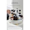 Kitchen Storage Rotating Shelf Household Turntable Rotating Storage Rack Household Seasoning Turntable , White