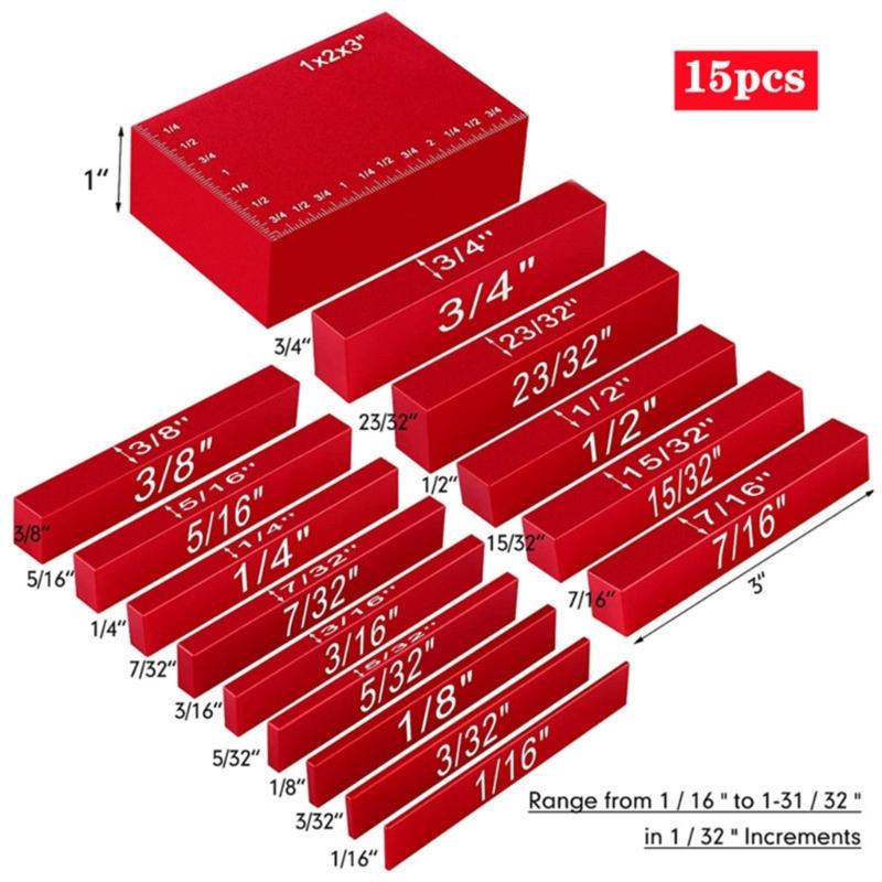 Highly Accurate Processed Metal Power Equipment Adjustment Guides In 15 Different Measurements For Carpentry Work