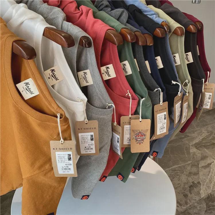 HK Fashion: 2020 Trendy Korean Men's T-Shirt In Vibrant Summer Colors, Made from Premium Xinjiang Cotton
