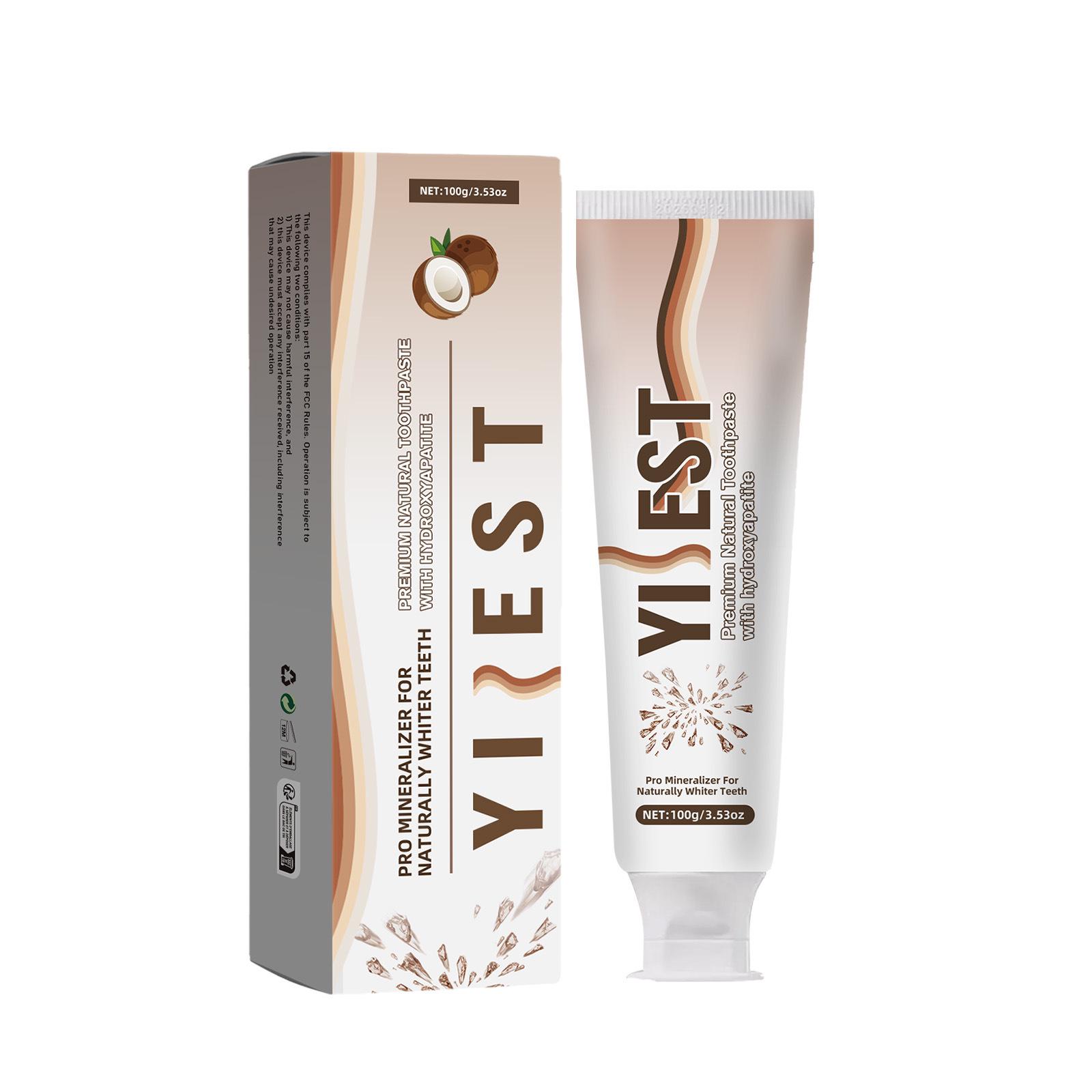 

Зубная паста YILEST с наногидроксиапатитом и мятой - 100 г: Свежее дыхание, удаление пятен и отбеливание.