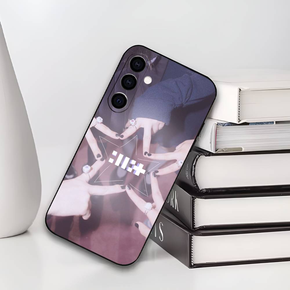 K-POP I-ILLIT Phone Case For Samsung Galaxy A73,A72,A71,A70,A53,A52,A51,Soft Silicone Black Cover