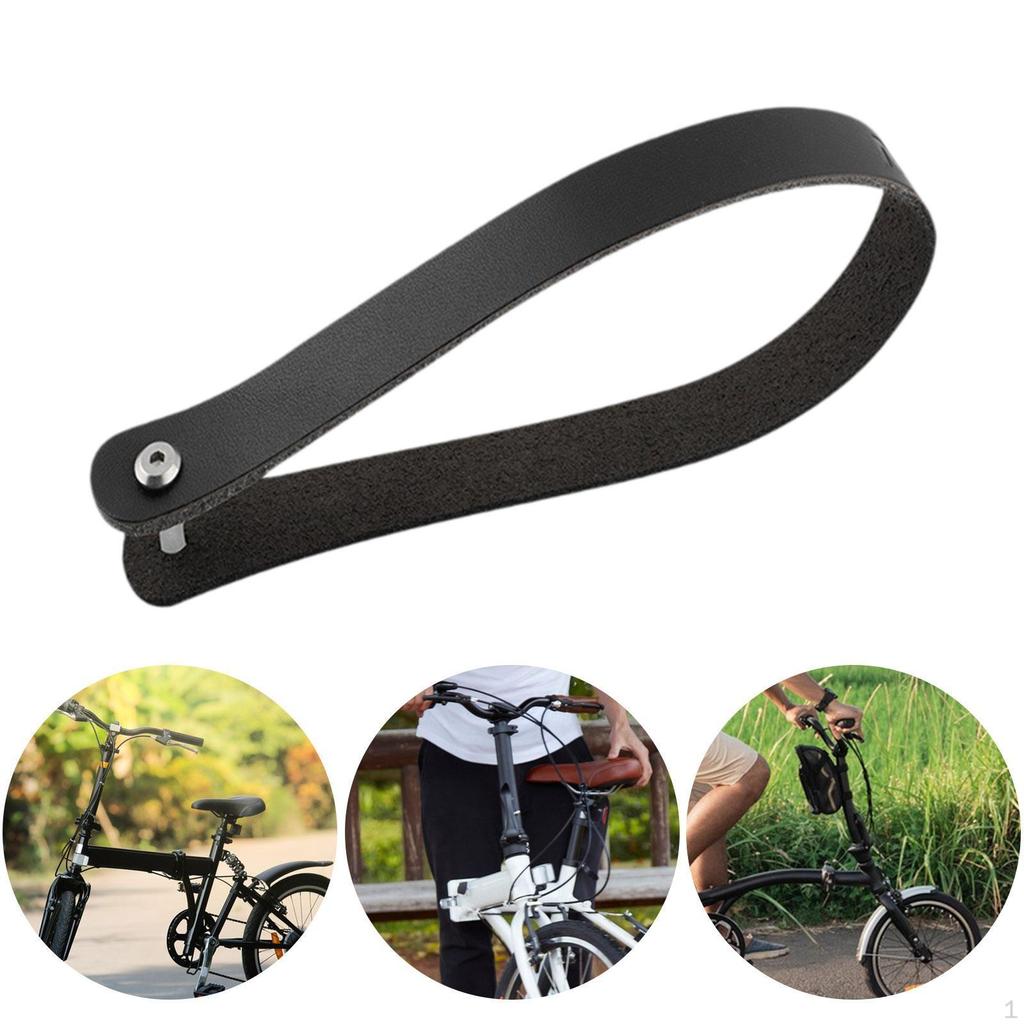 Rahmen Trage Lifter, Fahrrad Lenker Riemen, Einfach Bequem Praktisch PU Leder Zugband Gürtel
