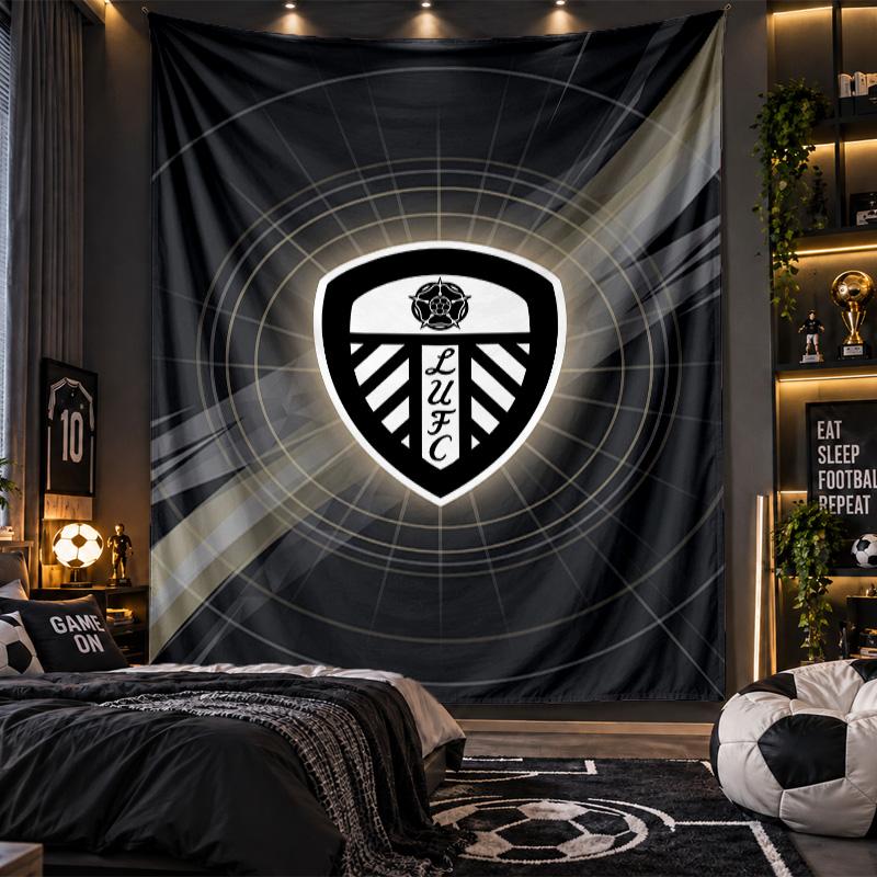 Wall Hanging Tapestry Leeds United Print Cloth for Living Room Bedroom Home Decor