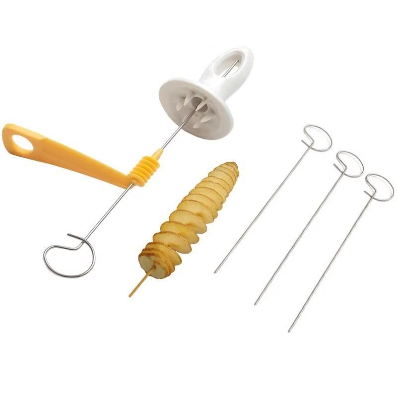 Hot-Selling Hand-Cranked Spiral Potato Cutter for Tornado Chips