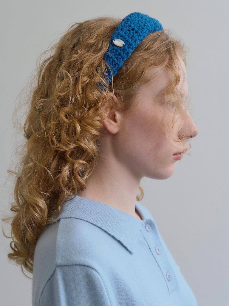 Tinknit Woolen Crown Knit Headband_Brick