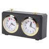 Mechanical Chess Clock Vintage Analog Chess Clock with Large Dials Wind Up Mechanism for Weiqi Competitions Black