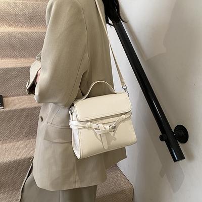 2025 New Retro Oily Small Square Bag High-end Niche Handbag Versatile Simple Shoulder Bag Oblique Span Bag