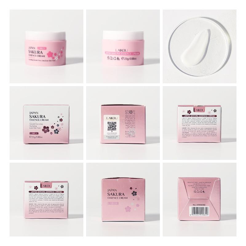 Hydrating Cream Skincare Cosmetics Lycopodium Japan Cherry Blossom Essence Face Cream