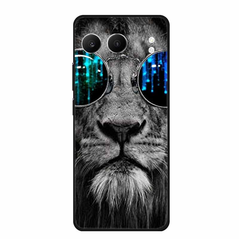 For OnePlus Nord 4 Case Nord4 Phone Cover Animal Black Silicone Soft Back Cover Cases For OnePlus Nord 4 Case 6.74" Shell Capas