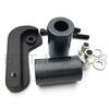 For Motorcycle 2006-2008 Suzuki GSXR 600/750 Black No Cut Frame Slider Protector CARBON FIB