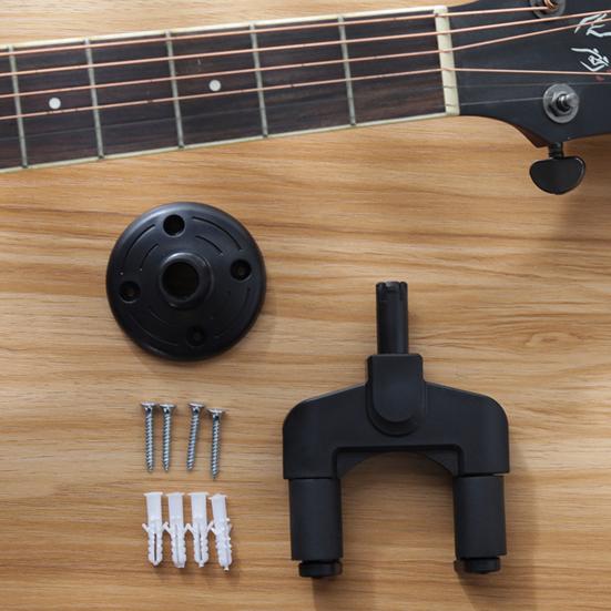 1/2/3/4Pcs Guitar Wall Mount Hanger Heavy Duty Metal Guitar Holder Classical Electric Guitar Bass Ukulele Acoustic