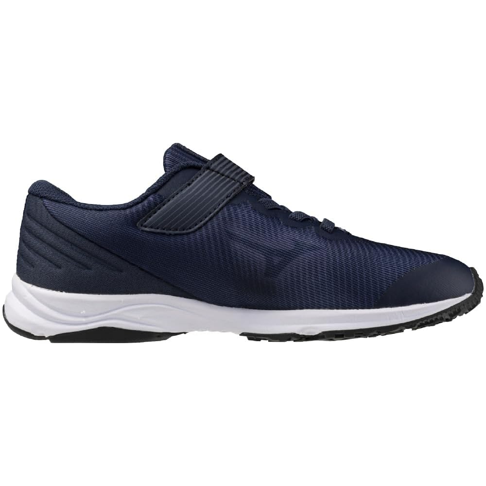 Mizuno Junior Speed Studs 4-Belt Lightweight Sports Shoes Navy 22.0 Cm 2E Unisex Kids