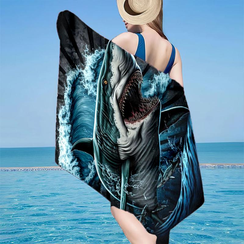 Ozeanleben Abenteuer Strandtuch, Superweiche Mikrofaser, Geschenk für Sie/Ihn, Geburtstag, für Pool, Strand, Reisen, Heimdeko Fan-Geschenke