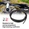 Black Hydraulic Brake Hose Tube Set with 4pcs Olive Connector Inserts Bike Hydraulic Disc Brake Hose Tube