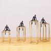 Metal Frame Black Figure Sculpture Meditator Ornaments Modern Luxury Books Creative Home Decoration Ornaments Statue Gifts