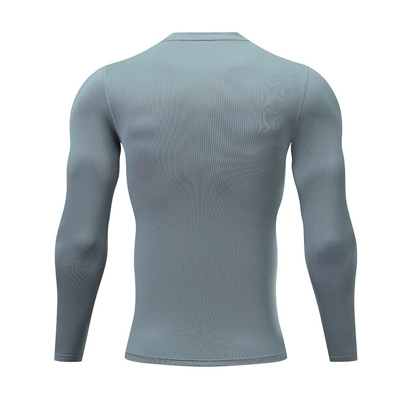 2024 Autumn Quick-Dry Long-Sleeve Compression Top: Men's Cycling, Skiing, Base Layer, Children's Running, Sports Fitness Wear