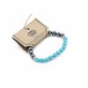 Turquoise Magnetic Bracelet With Faceted Crystal Gemstone