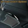 For Tesla Model 3 Highland 2024 2025 Front Door Sill Anti-kick Protector Threshold Strips TPE Rear Trunk Door Guard Pad Cover
