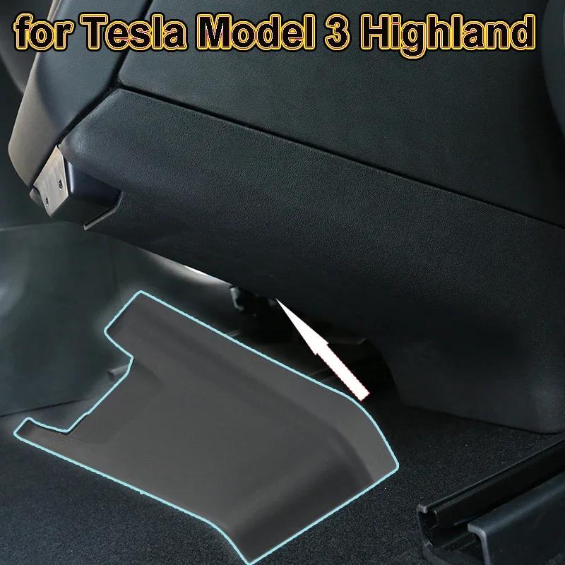 For Tesla Model 3 Highland 2024 2025 Front Door Sill Anti-kick Protector Threshold Strips TPE Rear Trunk Door Guard Pad Cover