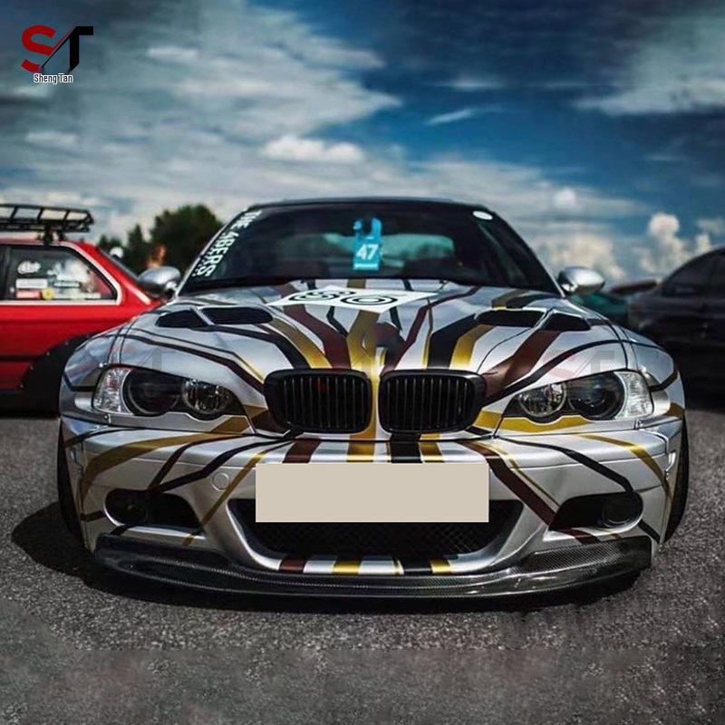BMW 3 Series E46 Carbon Fiber Front Lip Diffuser (2-Door)