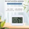 Mini LCD Digitales Thermometer Hygrometer Elektronisches Temperatur-Hygrometer Sensor Messgerät Innen Elektronisches Haushaltsthermometer