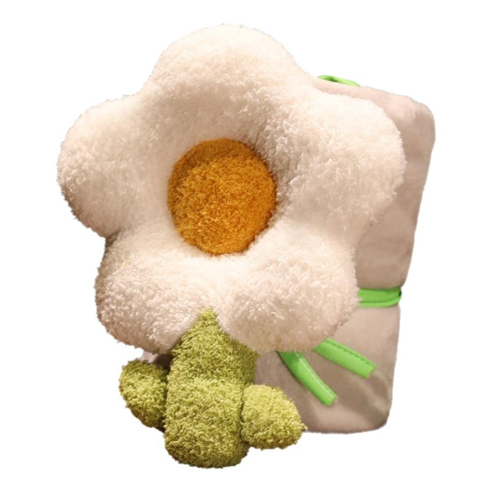Comfort Blanket Thickened Napping Blanket Warm Soft Flower Roll Blanket Cozy Cute Air Conditioning Blanket Birthday