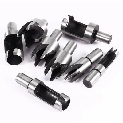 8pcs Straight Wood Plug Cutter Tapered Woodworking Tool Set Durable Taper Claw Type  Drilling