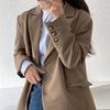 WTEMPO Office Ladies Spring Fall Striped Bottoming Long Sleeve Shirts Women Large Size Butttons Turn-down Collar Casual Shirts