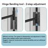Door Hinge Adjustment Tool Hinge Bender 0.134 0.180 Gauge Commercial Door Hinge Adjustment Wrench Tool