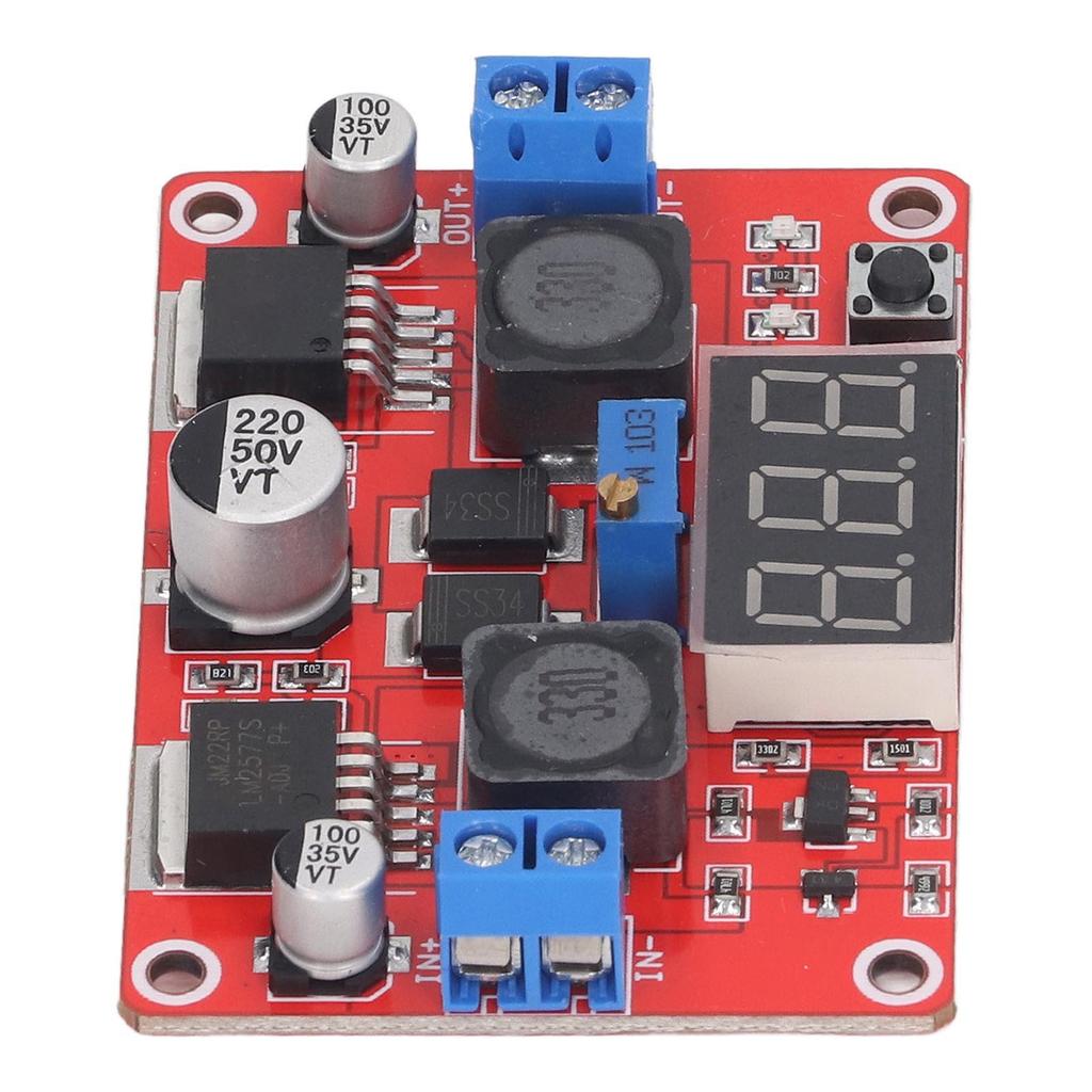 Boost Buck Modul DC na DC Automatický Měnič Napětí Nastavitelný Napájecí Zdroj s Voltmetrem