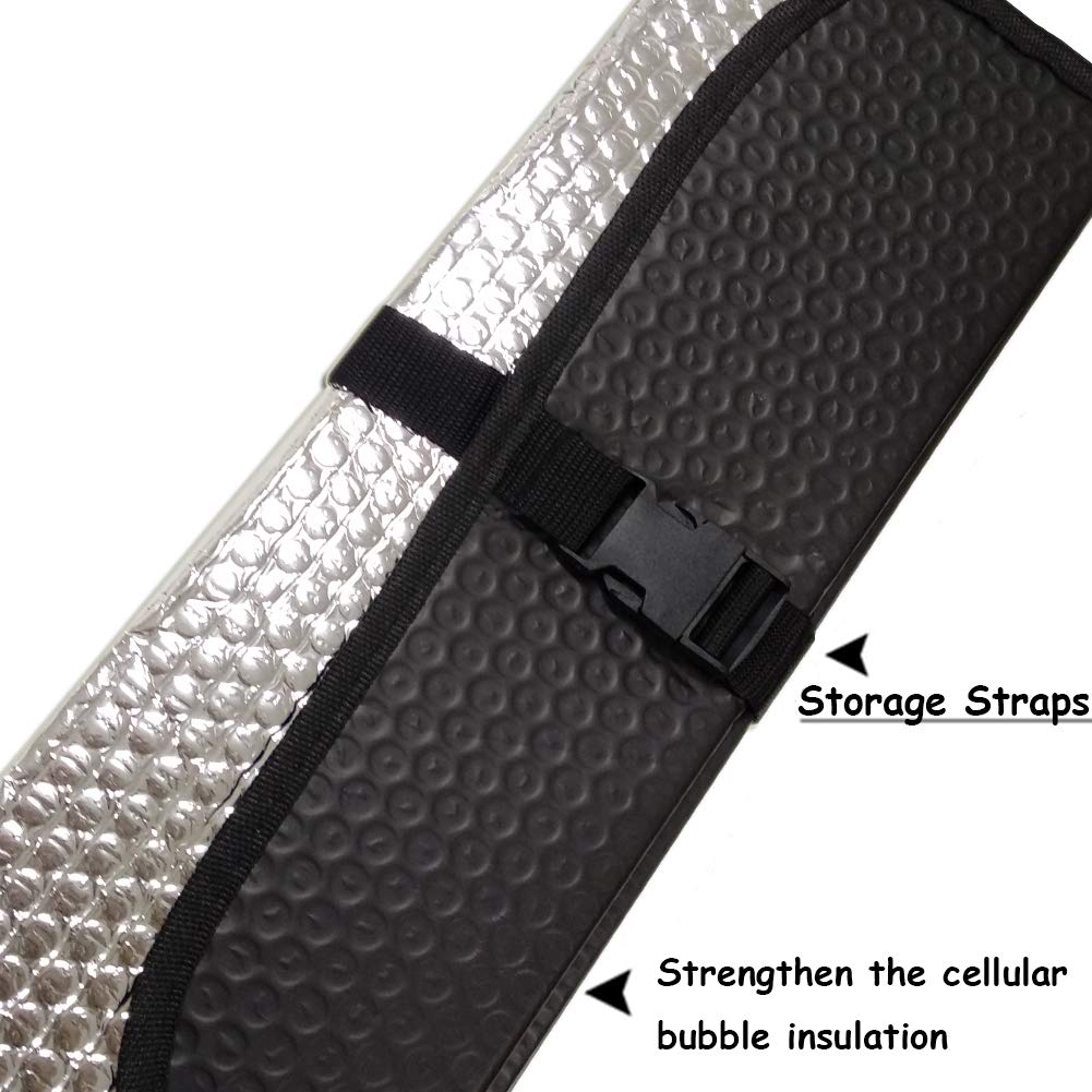 Big Ant Windschutzscheiben-Sonnenschutz für Jeep Wrangler TJ JK JL Gladiator JT Türblock UV-Sonnenschutz-Protektor Auto-Sonnenschutz Hält Ihr Auto Kühl Autofenster