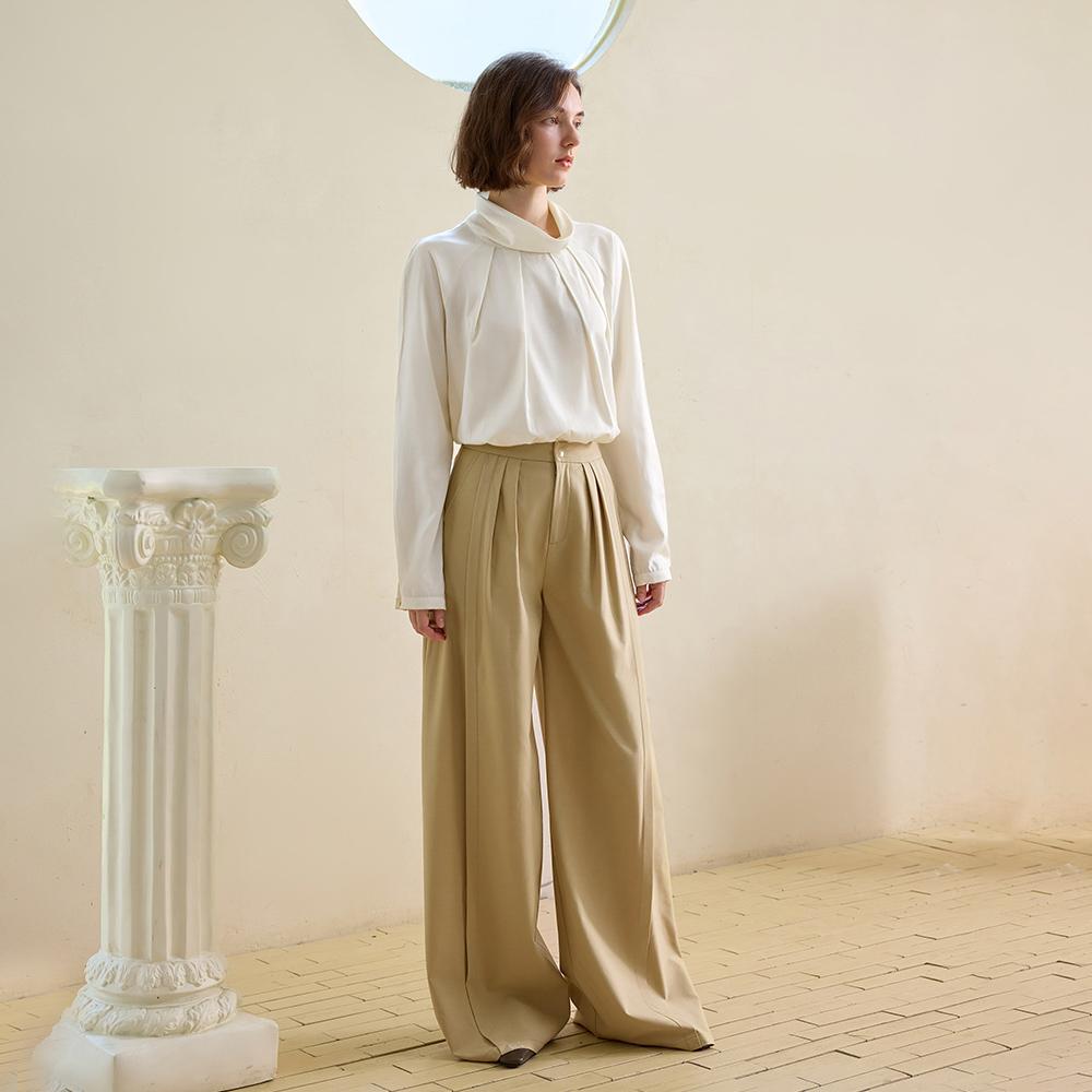 Waiwaiaiem Yy_Commuter Wide-Leg Pants_4Color