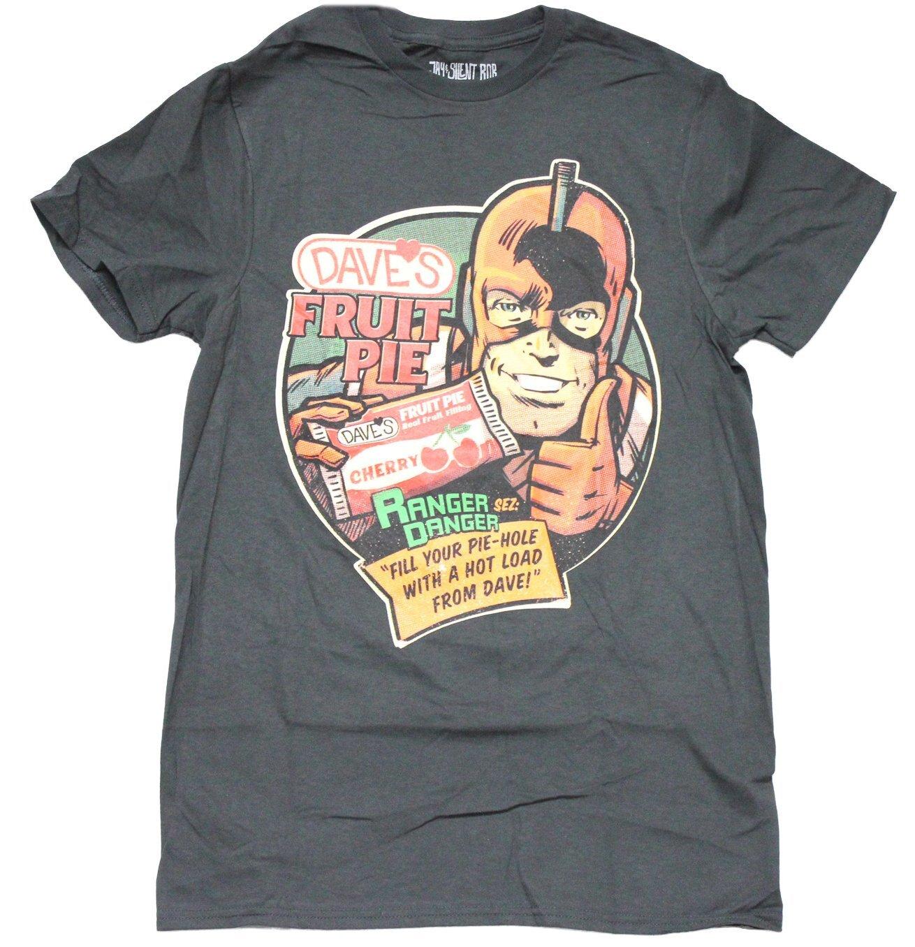 Jay & Silent Bob New Adult T-Shirt - Dave s Fruit Pie Logo XL