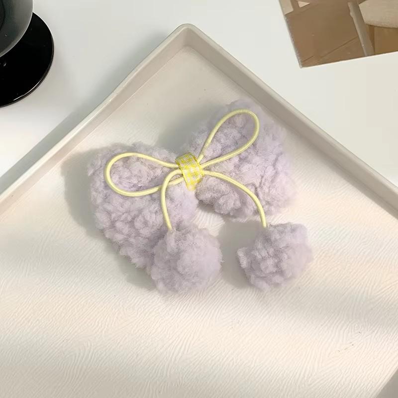

Новые плюшевые заколки для волос бант шар бабочка заколка для волос женские милые высокий хвост зажим-краб застежка модные аксессуары для волос для девочек