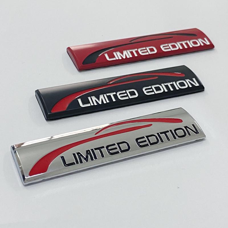 Limited Edition 3D Metal Car Badges & Stickers for Customization