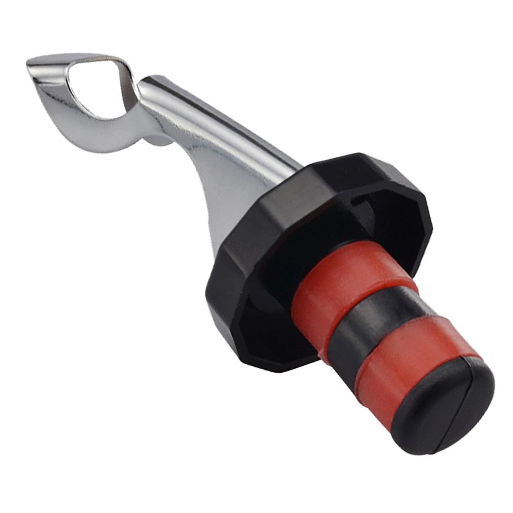 Wine Stopper Black Red Bottle Cork Silicone Tight Sealing Leakage Proof Vacuum Reusable Beverage Stopper