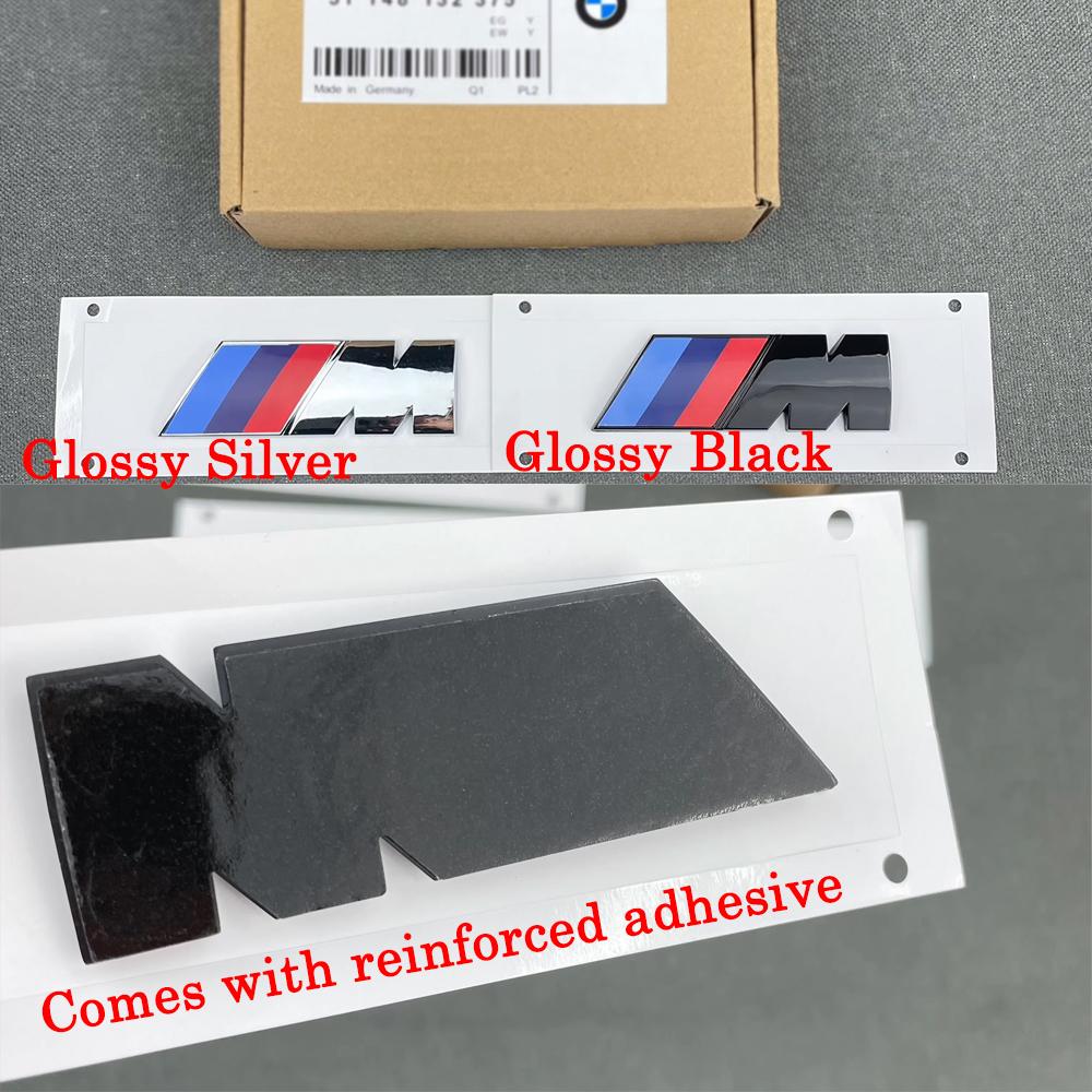 1p BMW M Tri-Color Emblem Badge for 1/3/5/7 Series X1 X3 X5 X6 Waterproof Fender & Trunk 3D Logo Sticker M Sport Car Accessories