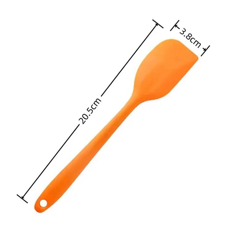 1PC Silicone Spatula Cream Spatula High Temperature Resistant Non-stick Spoon Kitchen Baking Accessories and Tools