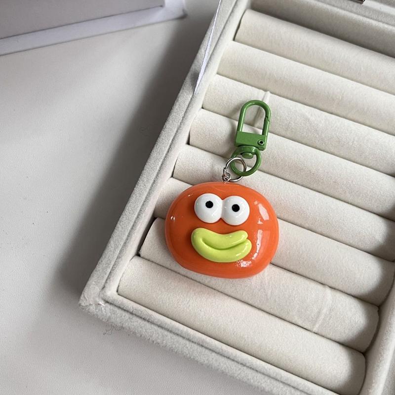 

Cute Sausage Mouth Keychain Resin Pendant Cartoon Decoration Bag Keychain Student Backpack Charms Keyring Girl Birthday Gift оранжевый