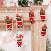 Cross-Border Climbing Santa Claus Pendant with Sponge, Available As One, Two, or Three-Person Ladder Options.