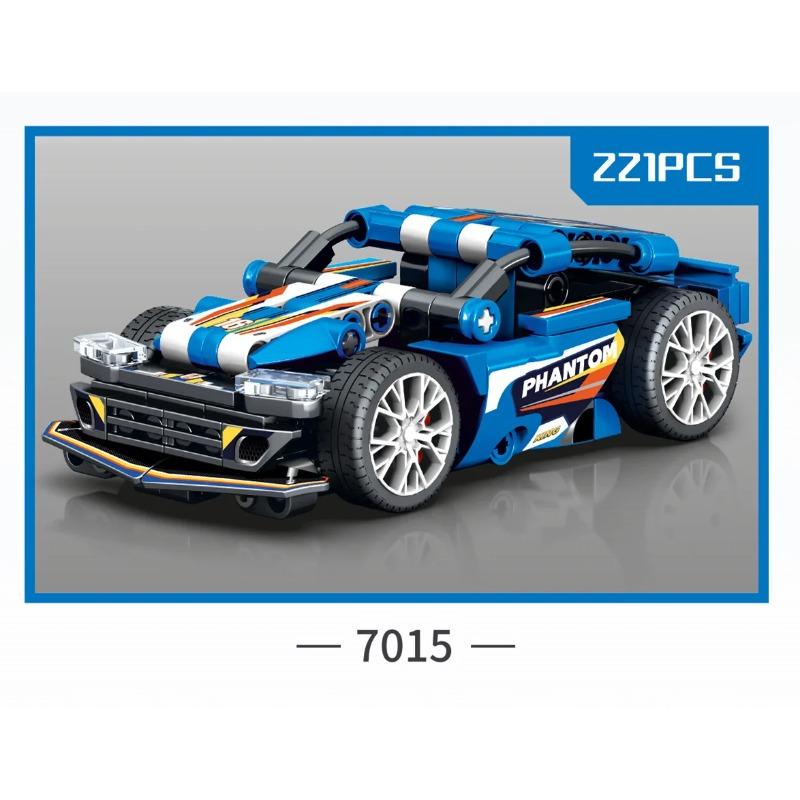 City Technique Speed Racing Car Old Classic Sport Model Building Brick Super Racer Great Rally Vehicles Block Christmas Gift Toy