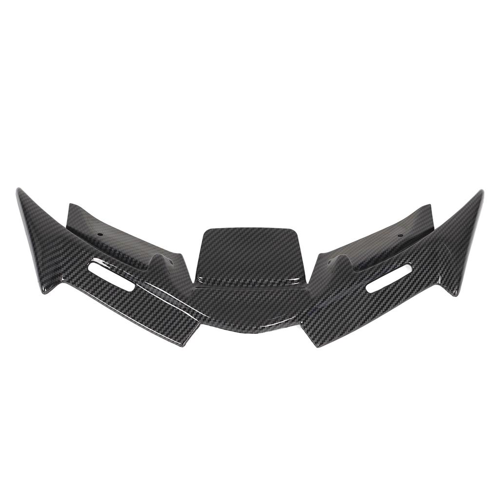 Motorcycle Front Fairing Winglet ABS Wearproof Aerodynamic Fairing Wing Replacement for YZF R15 V4 2022 and Up Carbon