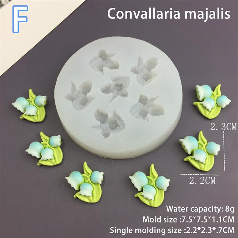 

Силиконовые формы для цветов, помадка для торта, сахарная форма для выпечки, свечи ручной работы, мыло, гипсовая смола, инструменты для изготовления поделок