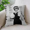 Audrey Hepburn Kissen Geschenk Heim Büro Dekoration Schlafzimmer Sofa Auto Kissenbezug Hülle 45x45