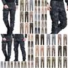 Men's Military Army Combat Tactical Airsoft Pants With Multi-pockets And Ergonomic Knee Design